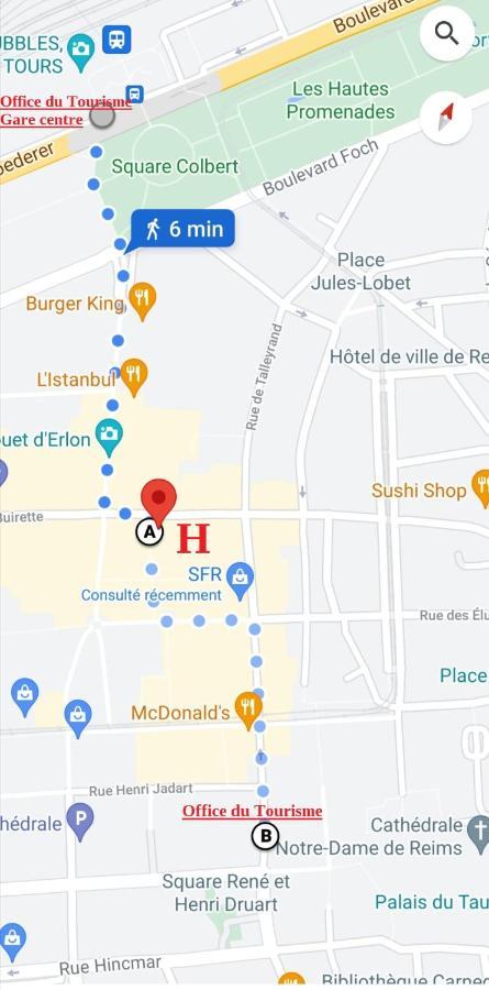 Hotel Des Arcades Reims Zewnętrze zdjęcie